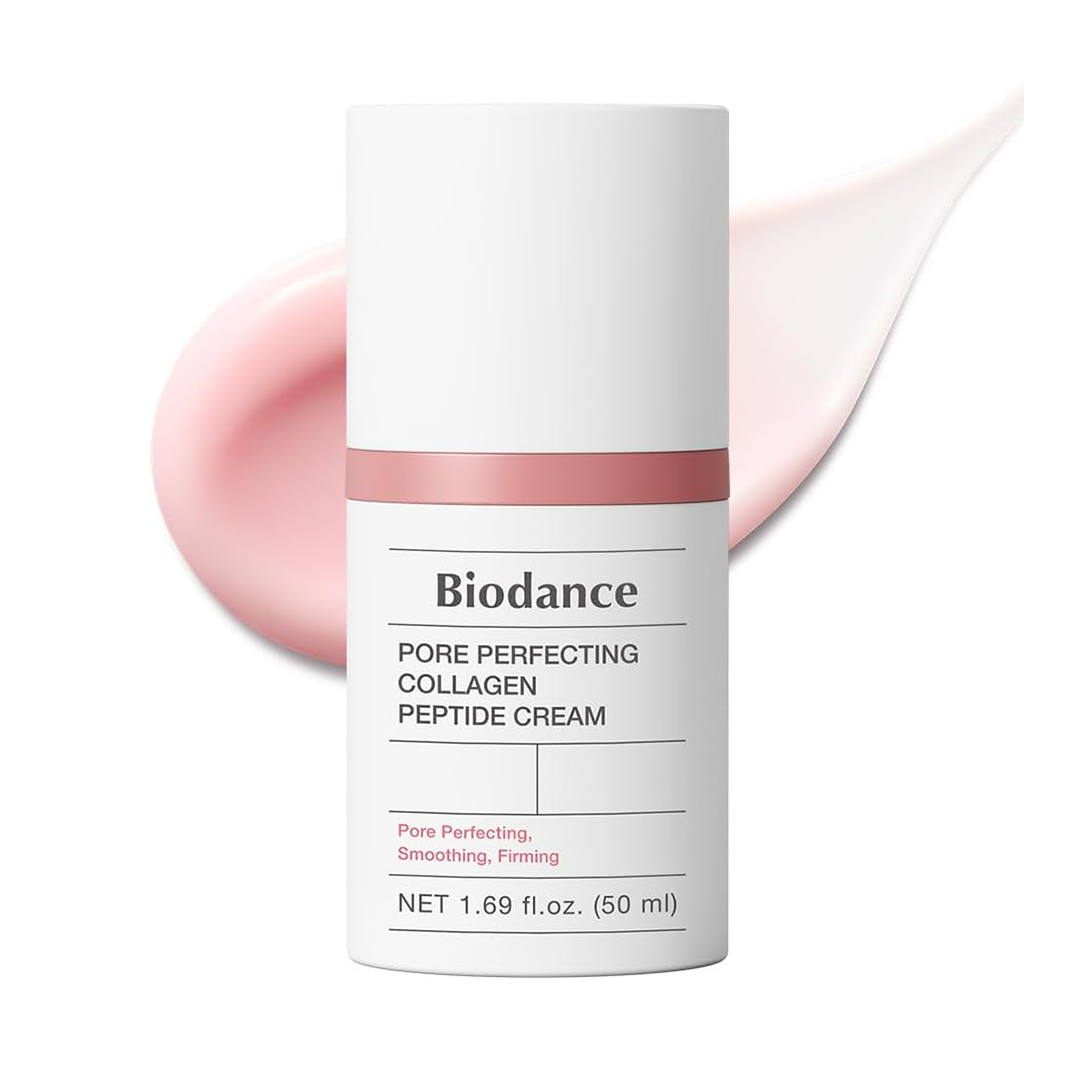 BIODANCE Pore Perfecting Collagen Peptide Cream 50ml Hydrating Firming Moisturizer for Pore Care Plumping Korean Skincare