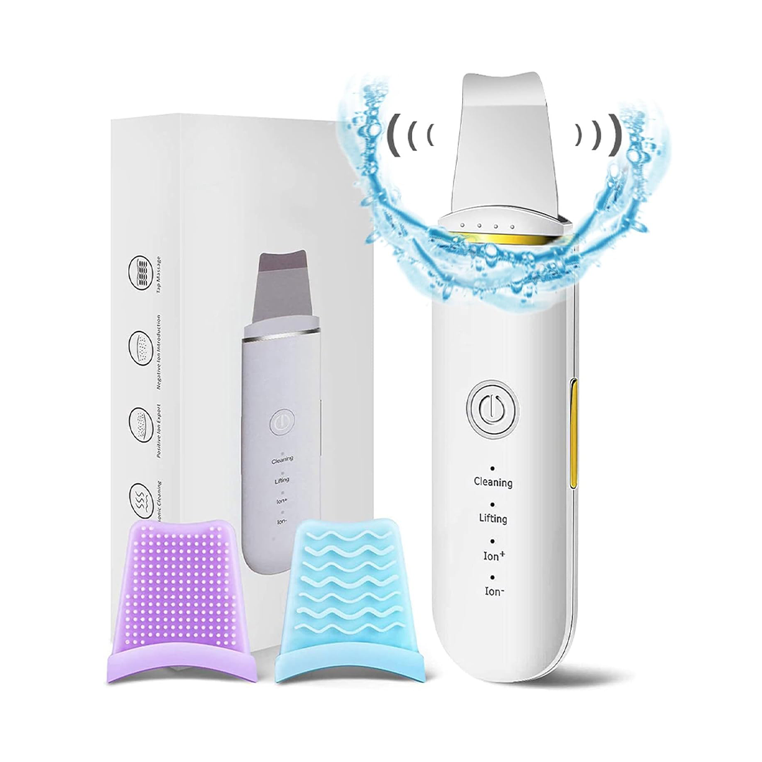 Beauenty Ultrasonic Skin Scrubber Face Spatula White