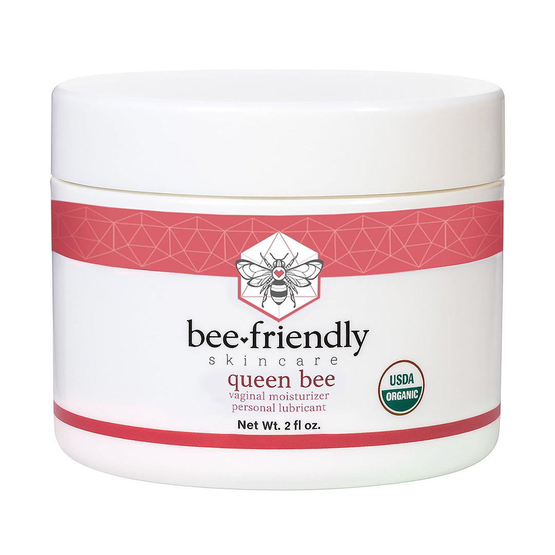 BeeFriendly Organic Vaginal Moisturizer USDA Certified Natural Vulva Cream for Dryness, Itching, Irritation & Menopause Relief