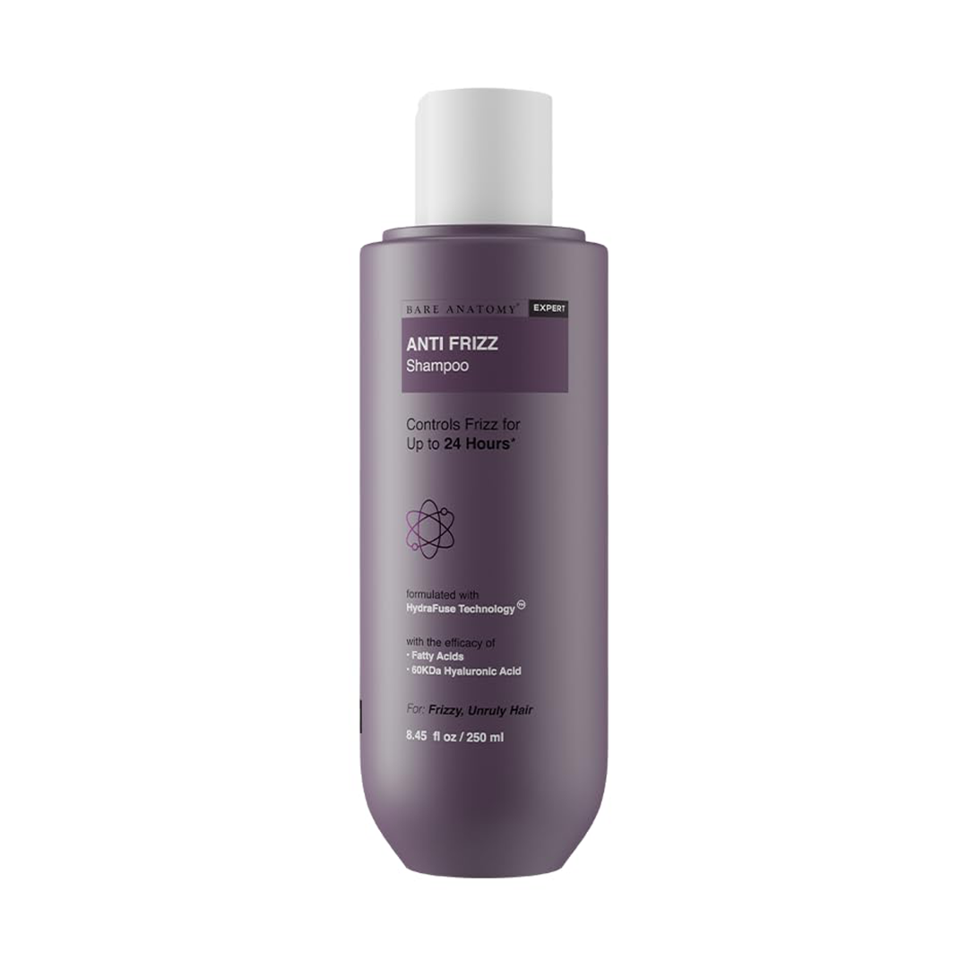 Bare Anatomy Anti-Frizz Shampoo ƒ?? 24H Frizz Control & Smooth Shine 250ml