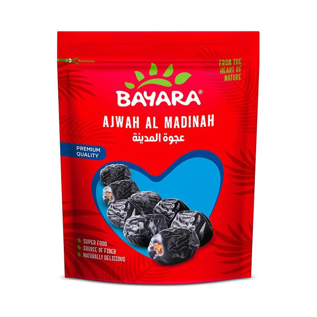 Bayara Ajwa Al Madina Dates 400g Premium Quality Ajwa Dates Naturally Delicious Source of Fiber