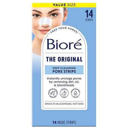 Bioré The Original Deep Cleansing Pore Strips (Value Size - 14 Nose Strips)