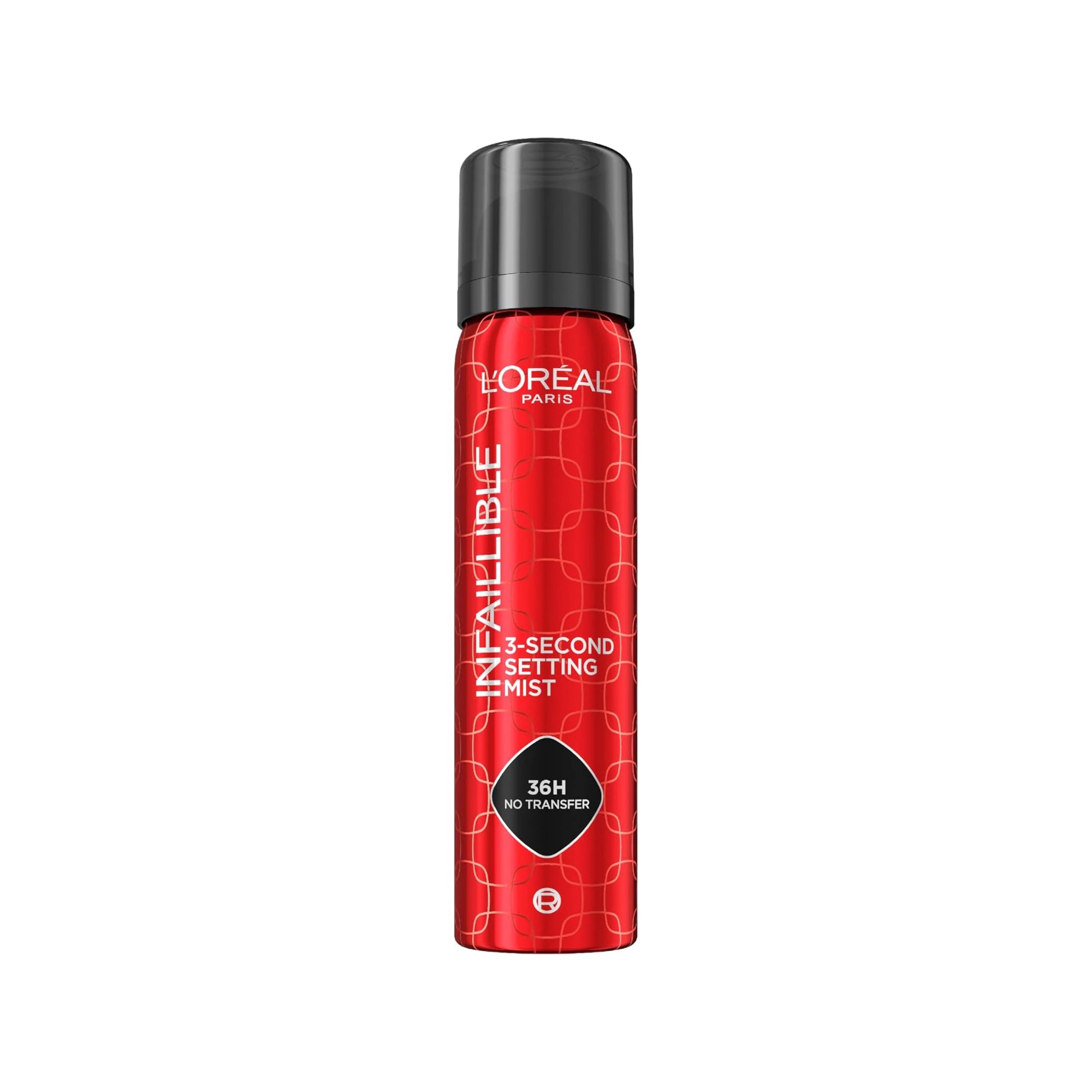 L’Oréal Paris L'Oreal Infallible 3-Second Setting Spray Mist, Microfine Mist for up to 36HR Wear, Clear, 1.76 Fl Oz