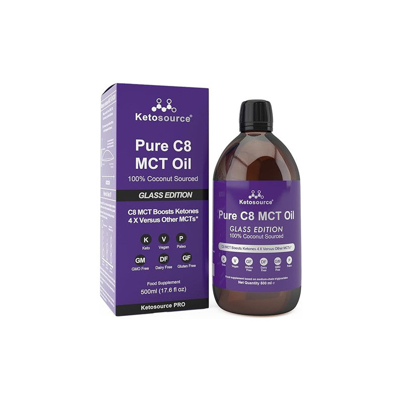 Ketosource Premium C8 MCT Oil 17.6 oz