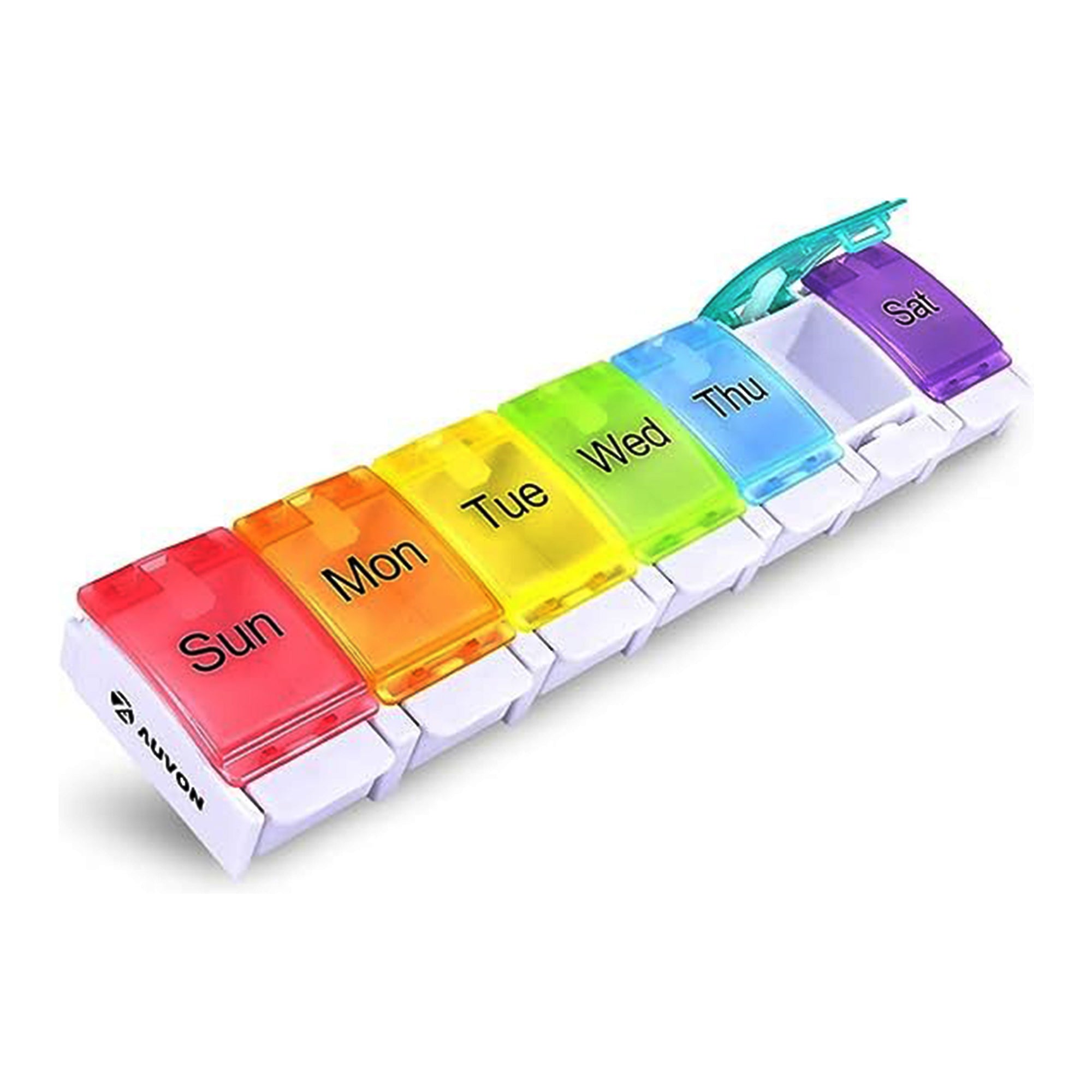 BIGTHREE – Weekly Pill Box 7 Day Push Button Pill Organiser