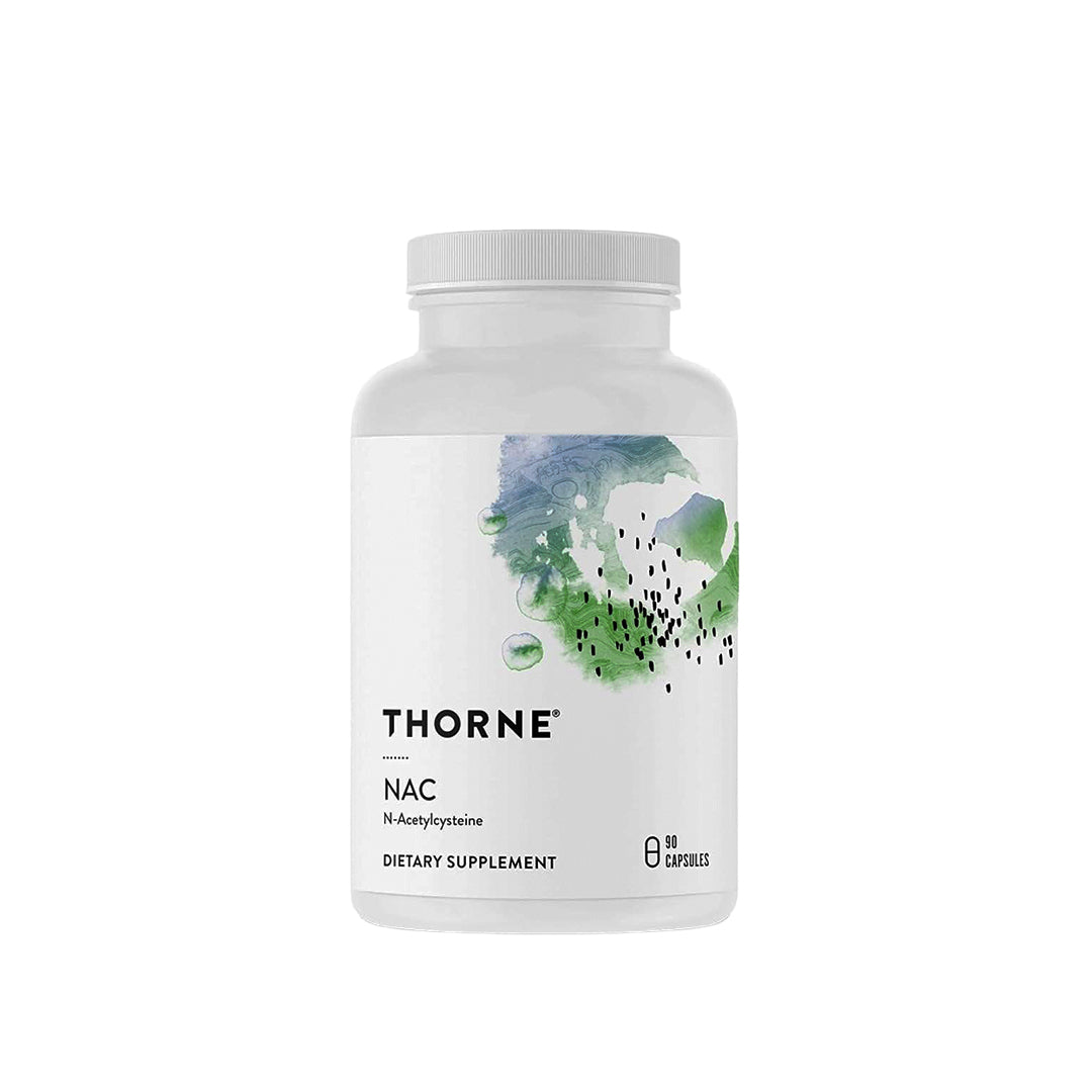 THORNE NAC - N-Acetylcysteine - 500mg - Supports Respiratory Health and Immune Function; Promotes Liver and Kidney Detox - 90 Capsules