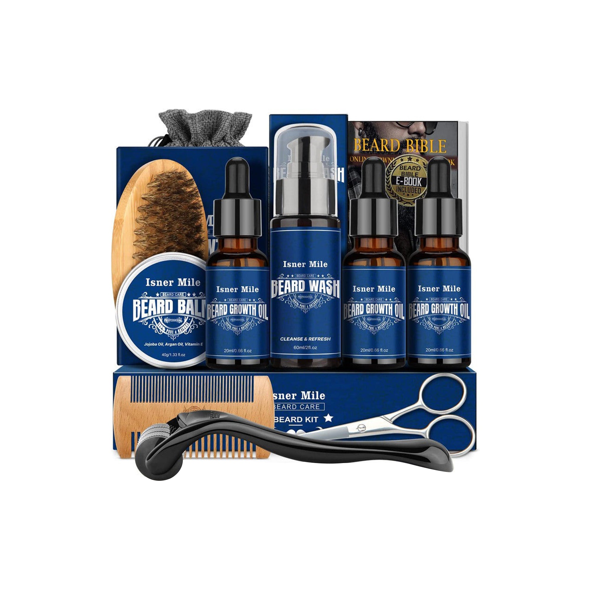 Isner Mile Beard Care & Growth Kit for Men