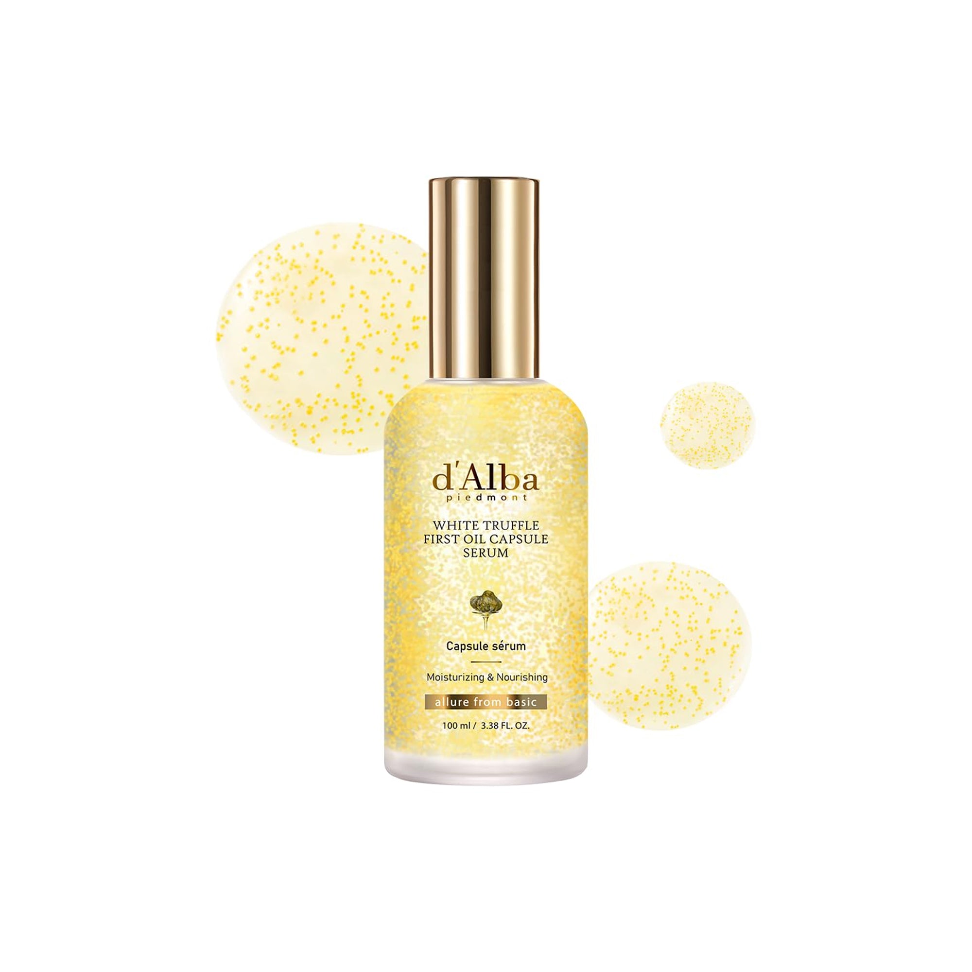 dalba Piedmont White Truffle Oil Capsule Serum Vita Boost Radiance Serum, 3.38 oz
