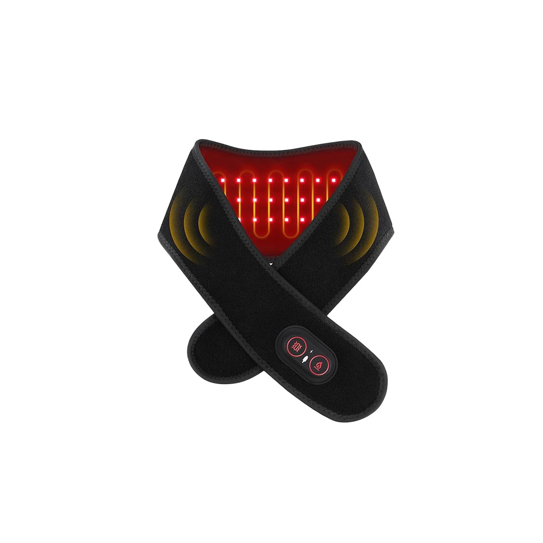 Angju Neck Heating Pad with Massage – USB Rechargeable (3000mAh)