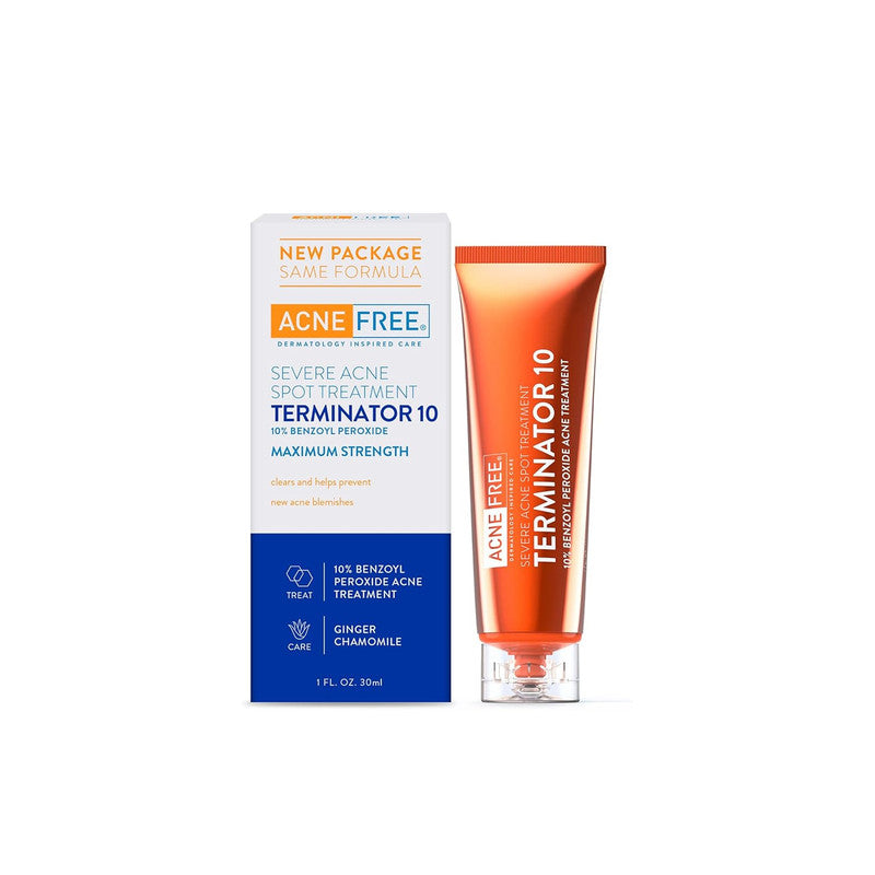 AcneFree Terminator 10 Benzoyl Peroxide Acne Spot Treatment 1 oz