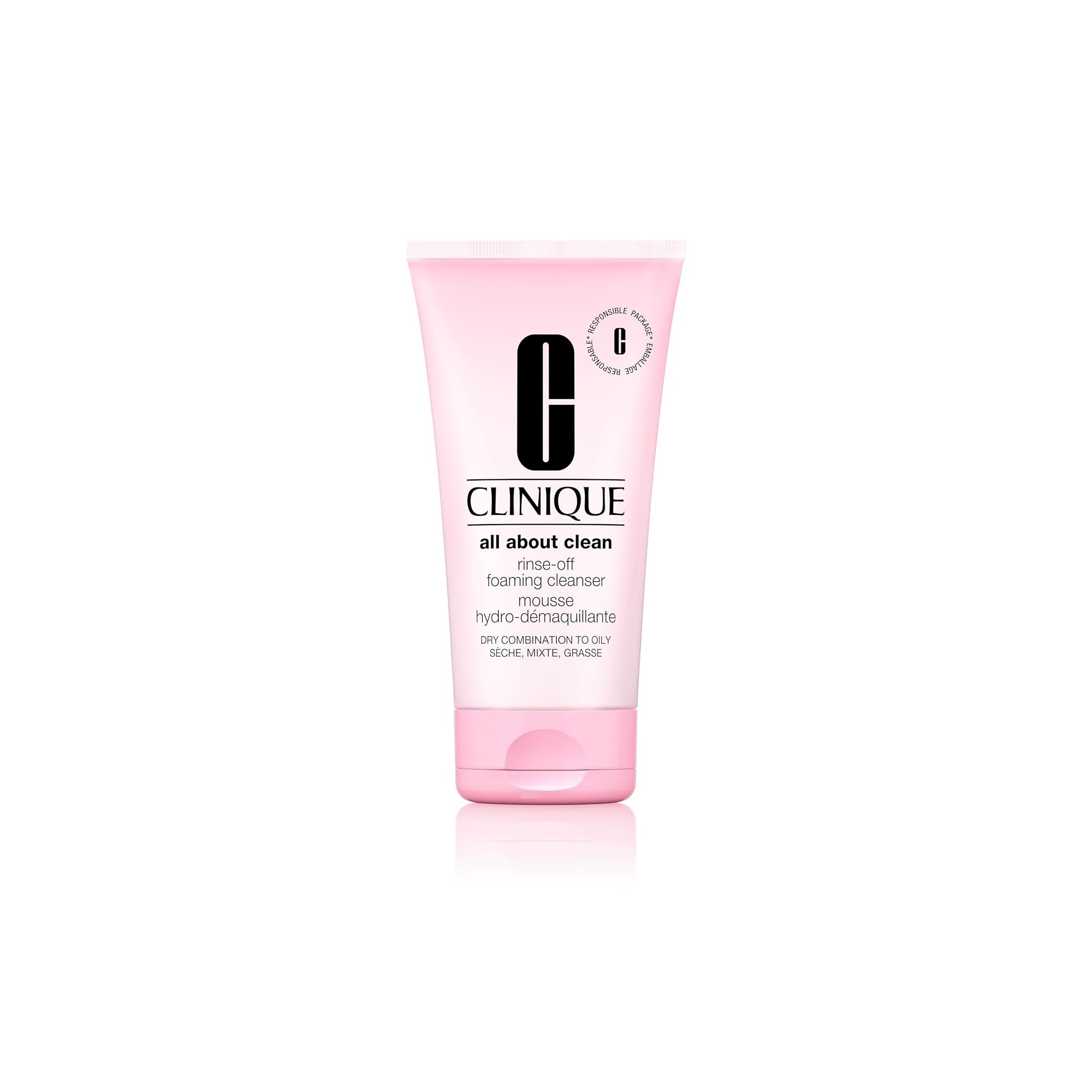 Clinique All About Clean Foaming Face Wash Hyaluronic Acid Cleanser for Oily Skin
