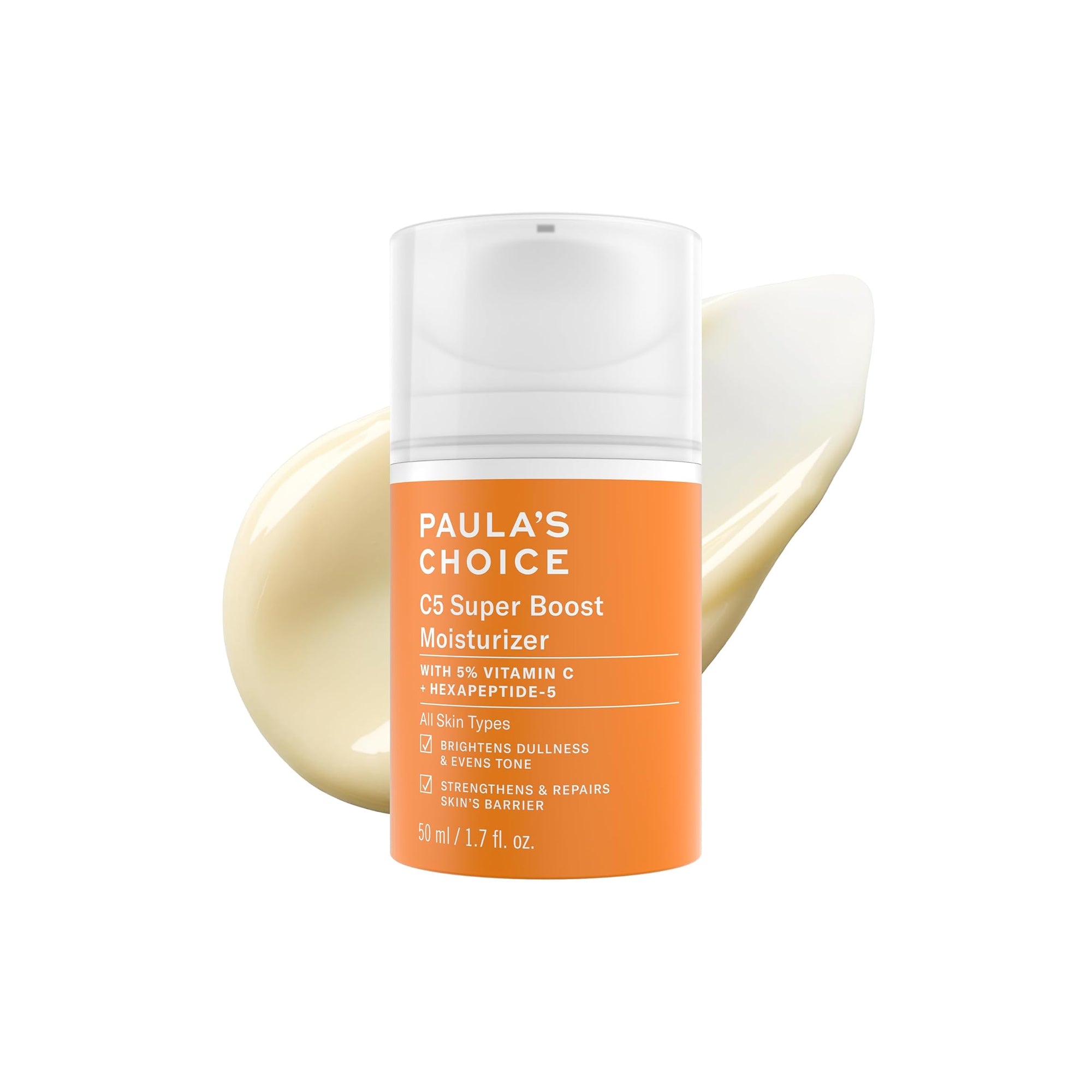 Paulaƒ??s Choice Vitamin C Face Moisturizer ƒ?? 5% Vitamin C & Squalane Lotion