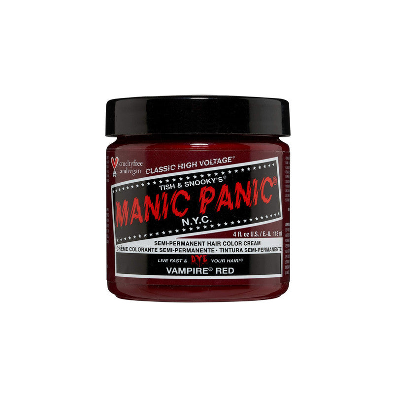 MANIC PANIC Classic Vampire Red Semi Permanent Hair Color 4oz