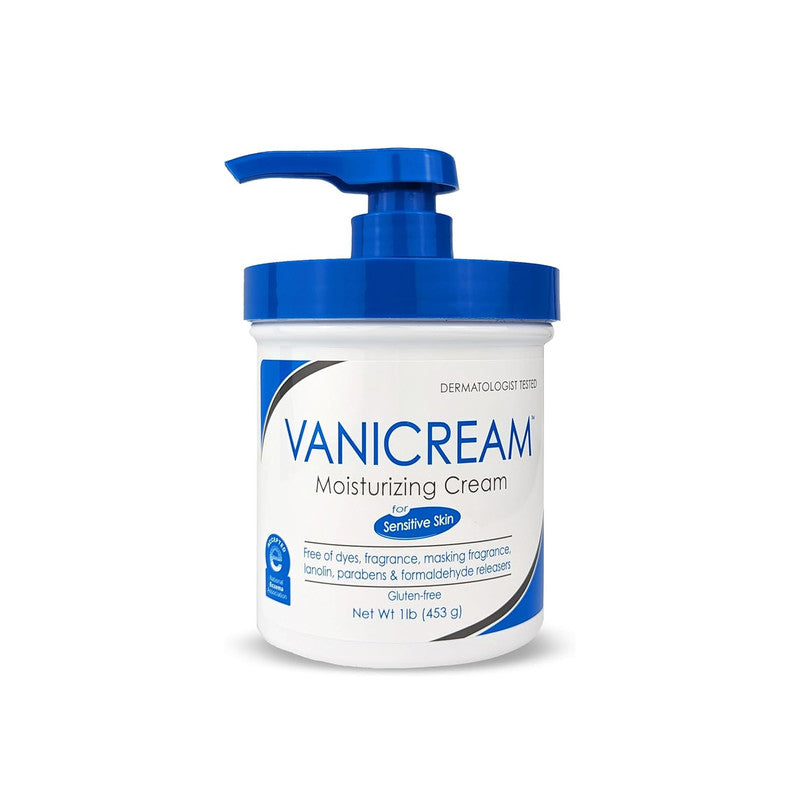 Vanicream Moisturizing Skin Cream with Pump Gentle Hydrating Cream for Sensitive Skin 16oz