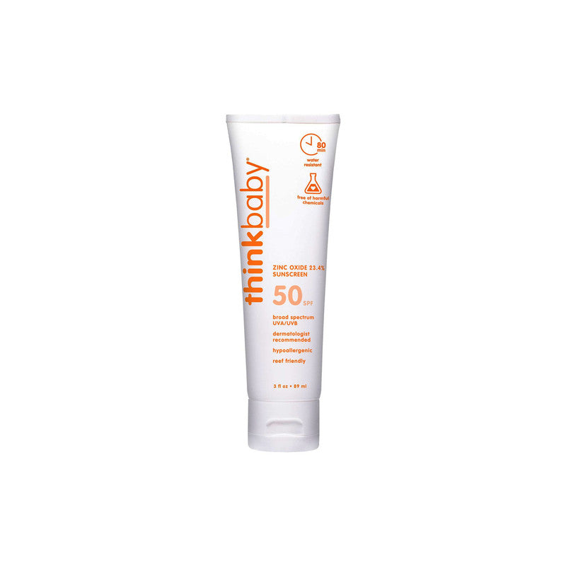 Thinkbaby SPF 50+ Baby Mineral Sunscreen 3 oz