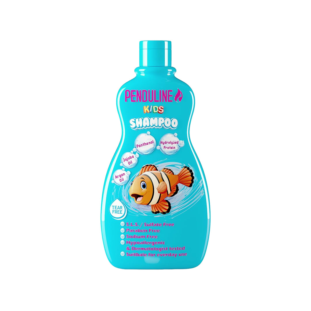 Penduline Kids Shampoo Blue | For Dry Hair | Gentle Cleansing & Frizz Control |Nourishing & Moisturizing |450 ML
