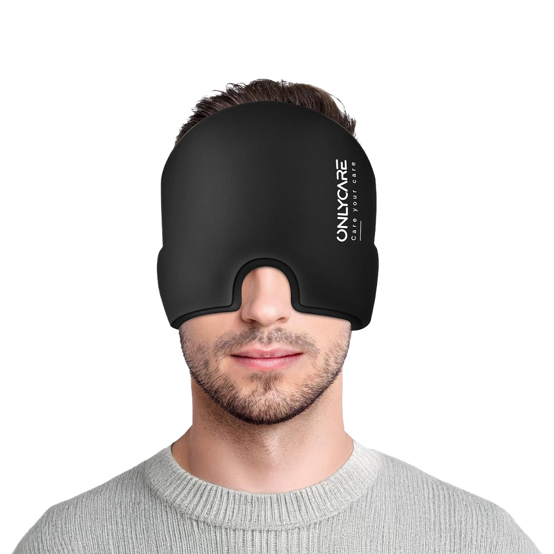 iTHERAU Migraine & Headache Relief Gel Cap – Black