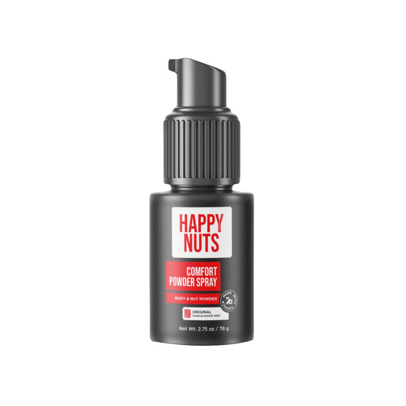 Happy Nuts Comfort Powder Spray ƒ?? Anti-Chafing & Odor Control Menƒ??s Spray (Aluminum-Free)