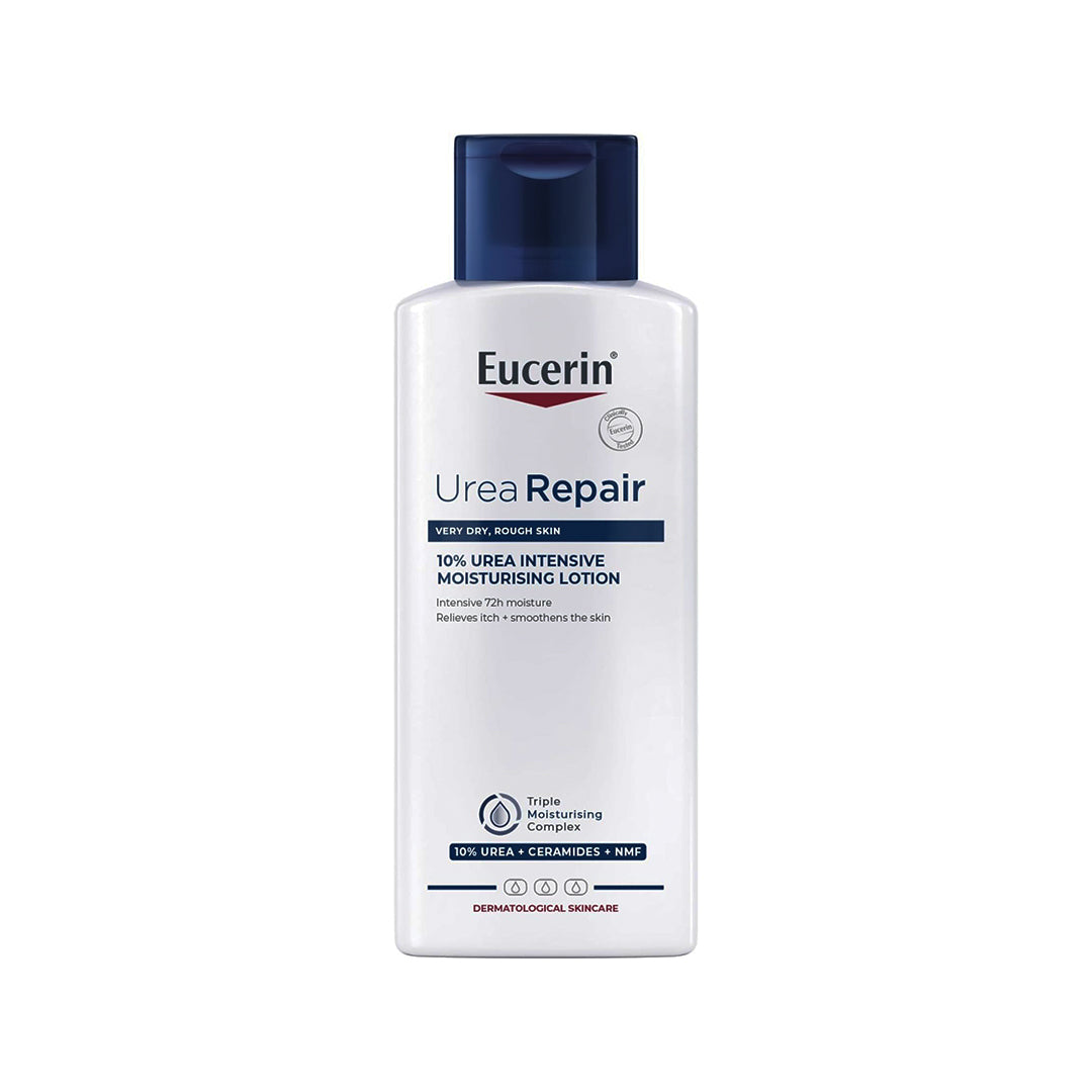Eucerin UreaRepair Plus 10% Urea Body Lotion with Ceramide, Immediate 48-Hour Relief for Dry Skin, Daily Body Moisturizer for Dehydrated Skin, Suitable for Mature & Diabetic Skin, 250ml