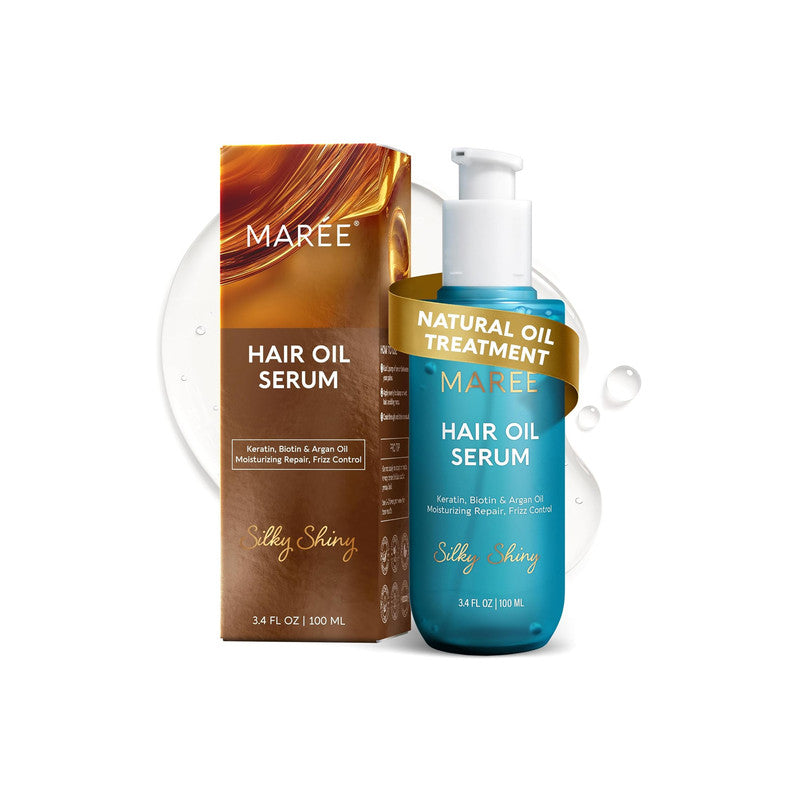 MAREE Argan Oil Hair Serum for Frizzy and Dry Hair