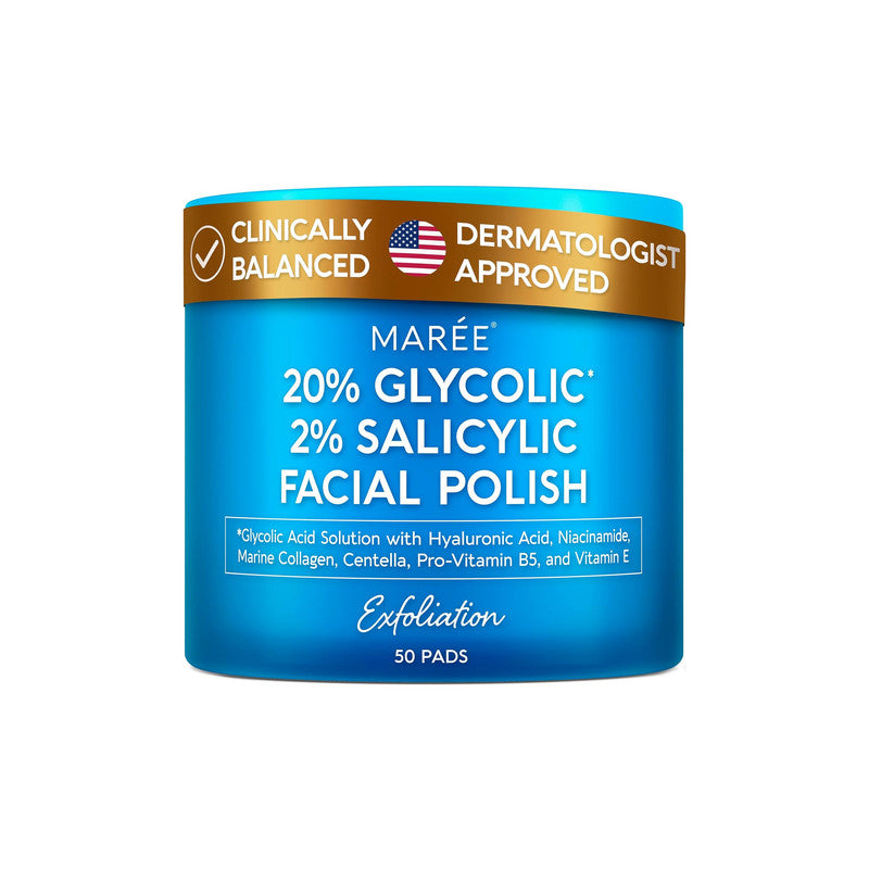 MAREE Glycolic Acid and Salicylic Acid Exfoliating Pads