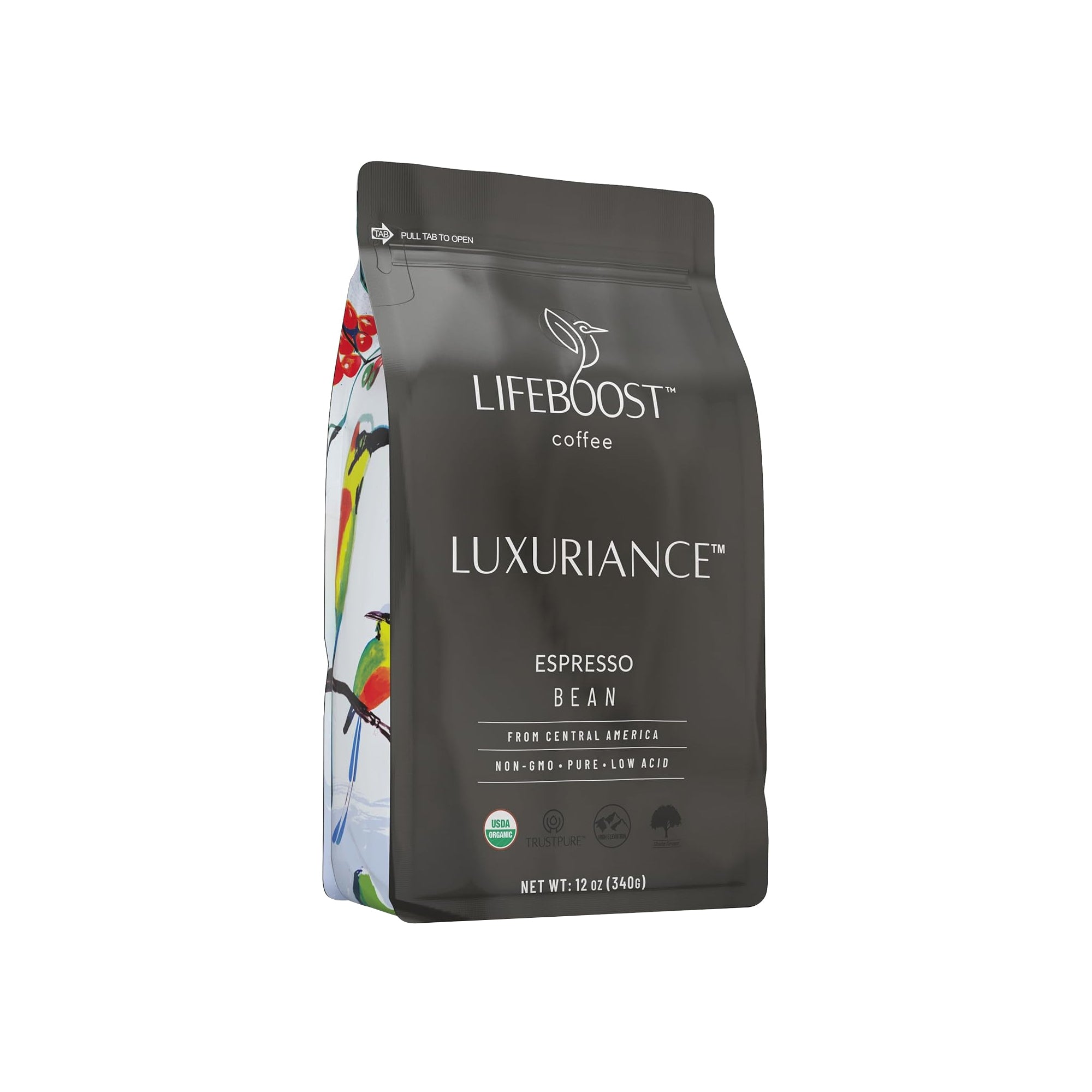 Lifeboost Organic Espresso Coffee Beans ƒ?? Low Acid, Single Origin Whole Bean