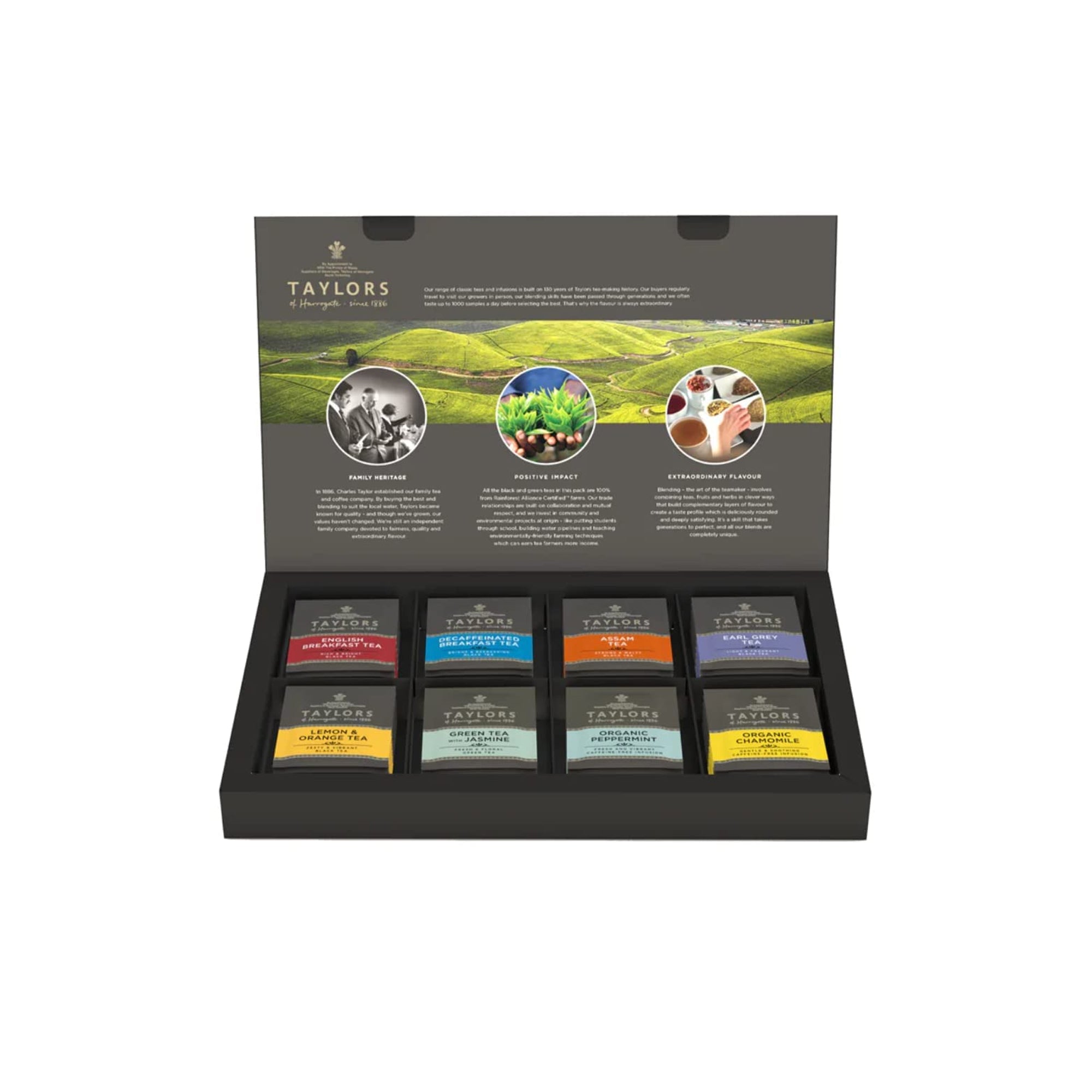 Taylors of Harrogate Tea Sampler ƒ?? 48 Count Assorted Black, Green & Herbal Teas