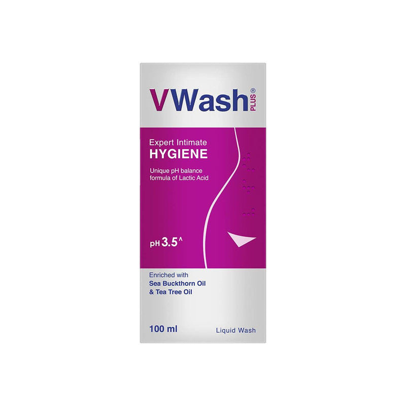 VWash Plus Intimate Hygiene Wash – Gentle Feminine Cleansing 100ml