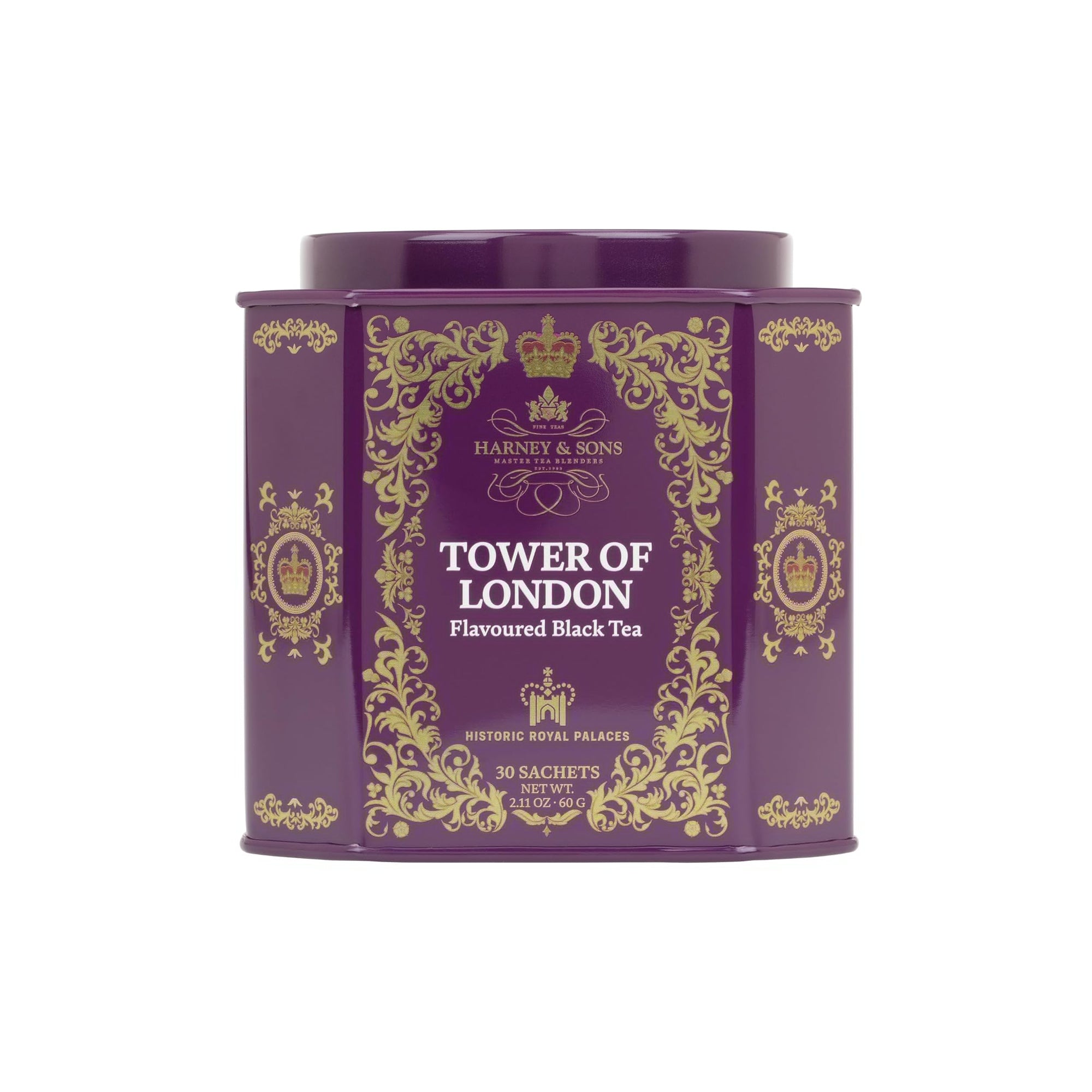 Harney & Sons Tower of London Black Tea ƒ?? Stone Fruit, Bergamot & Honey, 30 Sachets