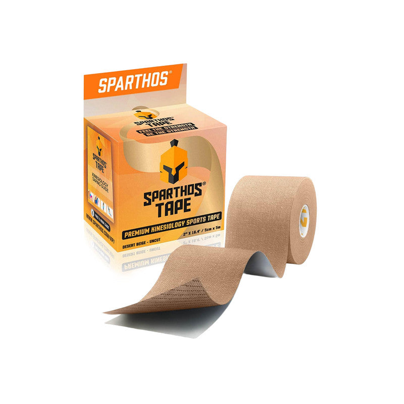 Sparthos Kinesiology Tape Athletic Support Recovery Tape Uncut Roll 2 Inch x 16.4 Feet