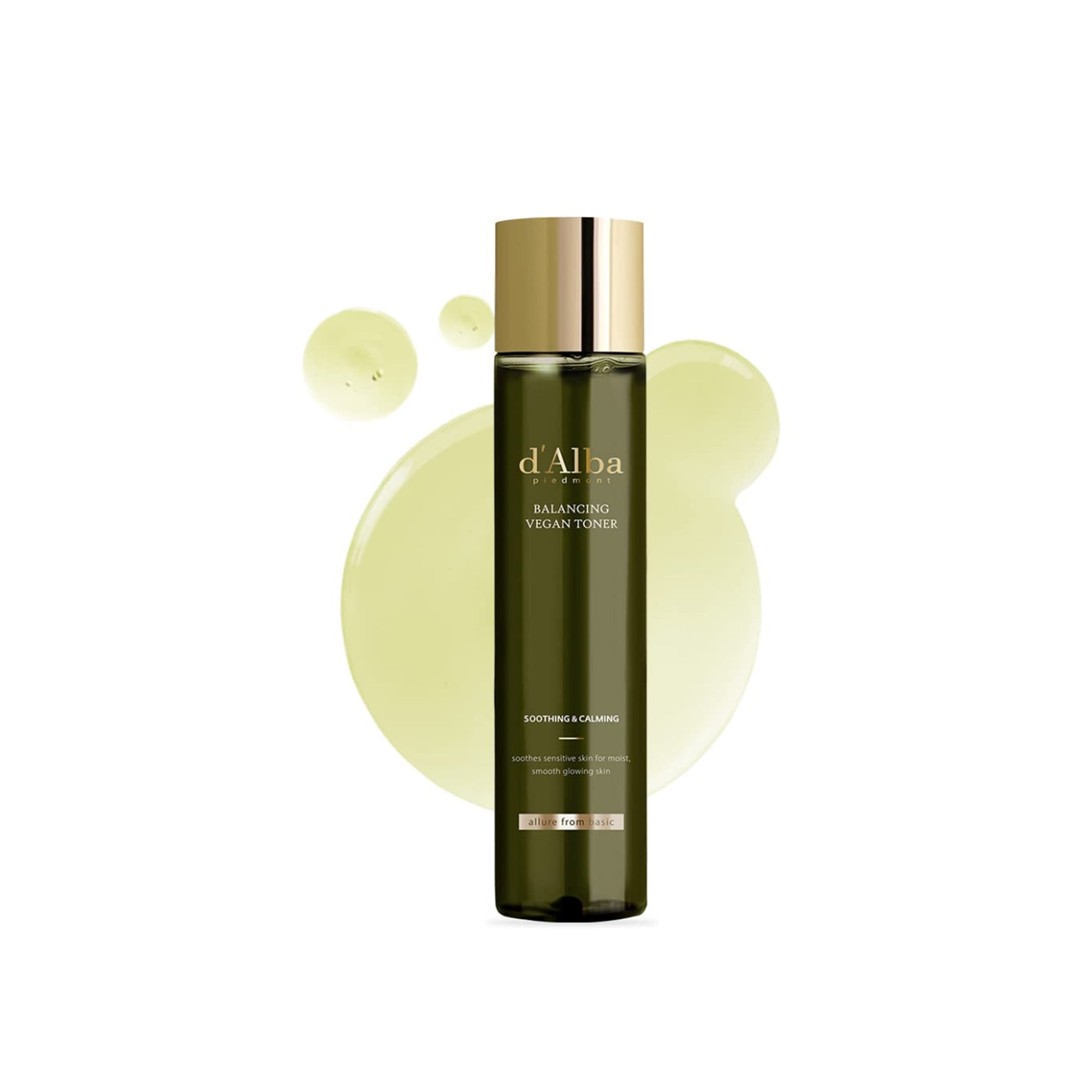 dalba Piedmont White Truffle Mild Balancing Toner Vegan pH Toner for Sensitive Skin