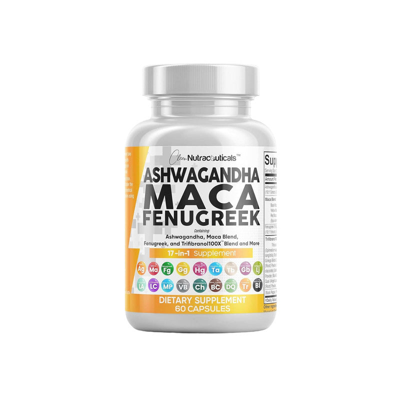 Clean Nutraceuticals Ashwagandha Maca Supplement