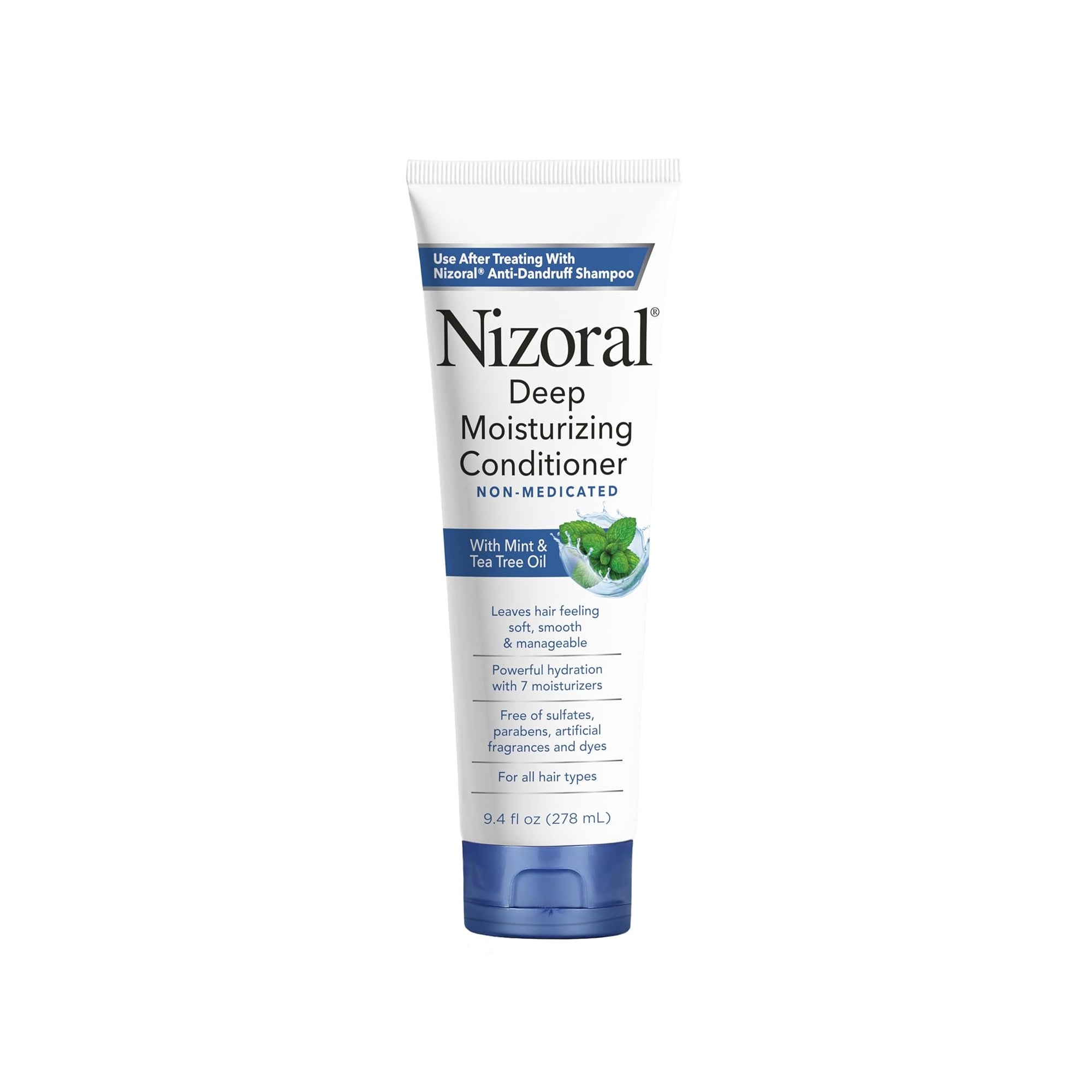 Nizoral Deep Moisturizing Conditioner Mint & Tea Tree Oil, Sulfate-Free, 9.4 oz