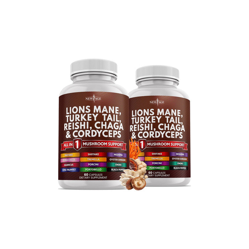 NEW AGE Lions Mane Mushroom Supplement