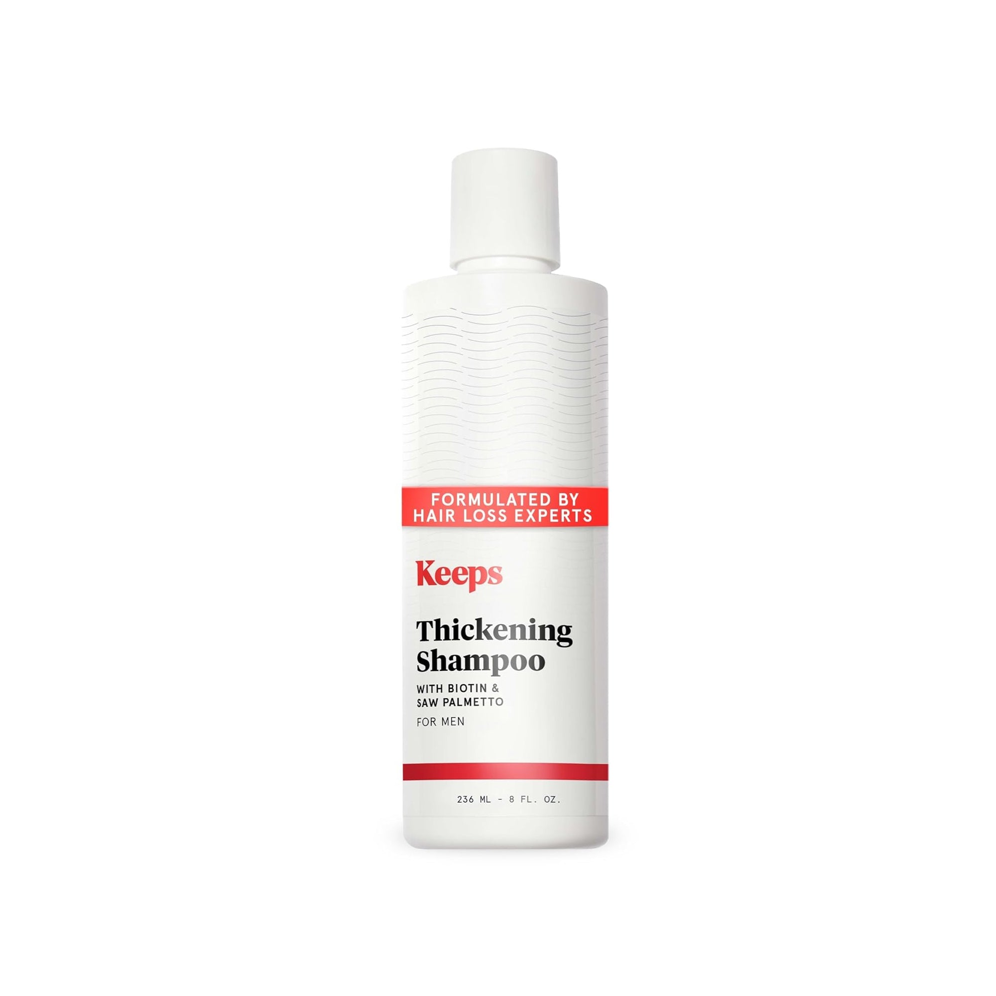 Keeps Mens Hair Loss Shampoo Biotin, DHT Blocker with Saw Palmetto & Caffeine