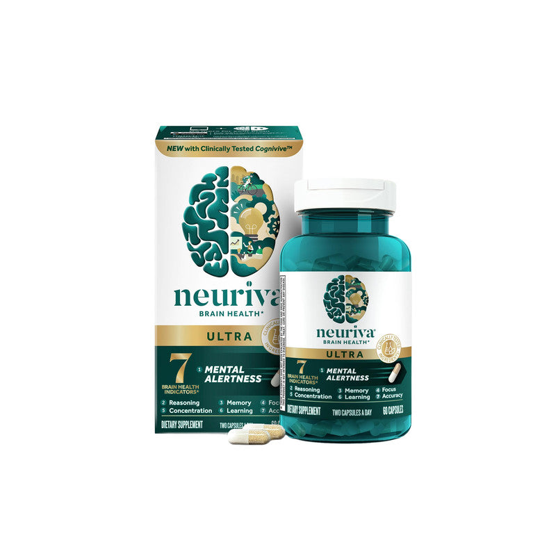 NEURIVA Ultra Brain Supplement 60 Capsules