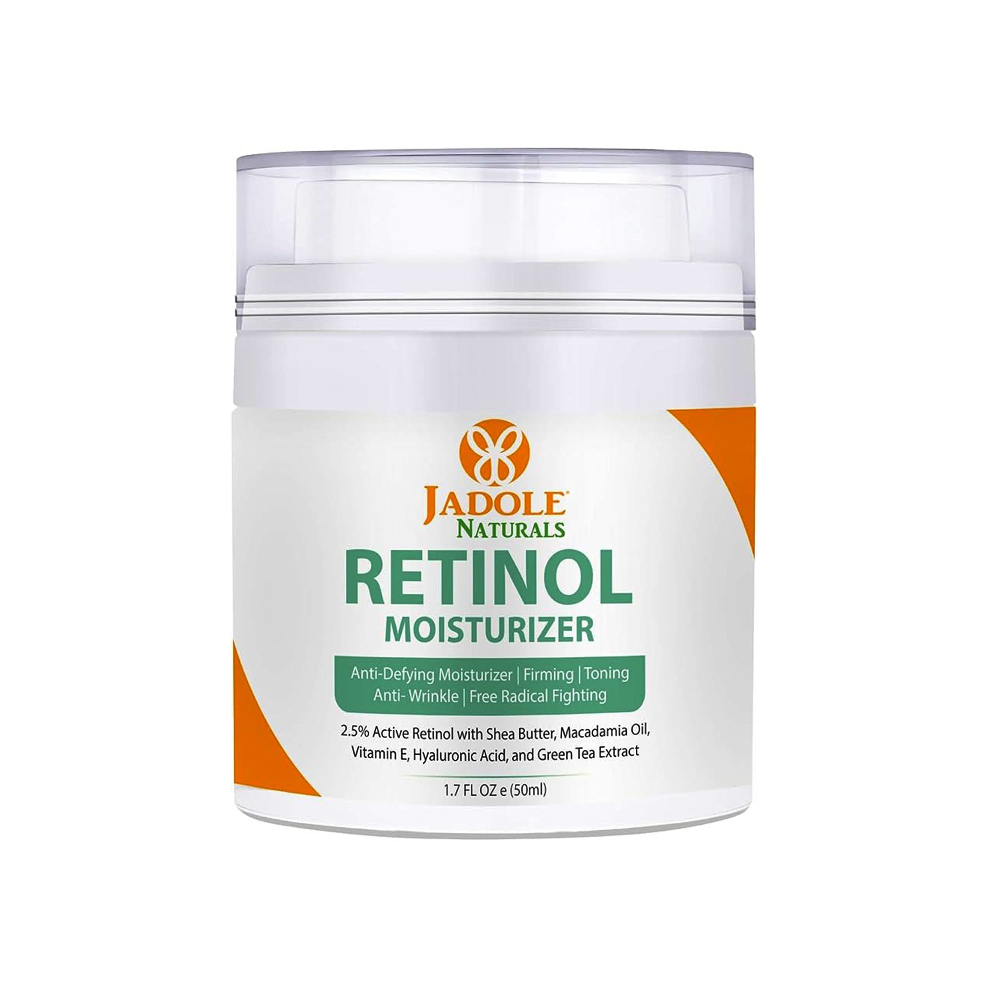 Jadole Naturals Retinol Moisturizer Cream – Anti-Wrinkle Firming & Toning Cream for Face & Eye | 50 mL