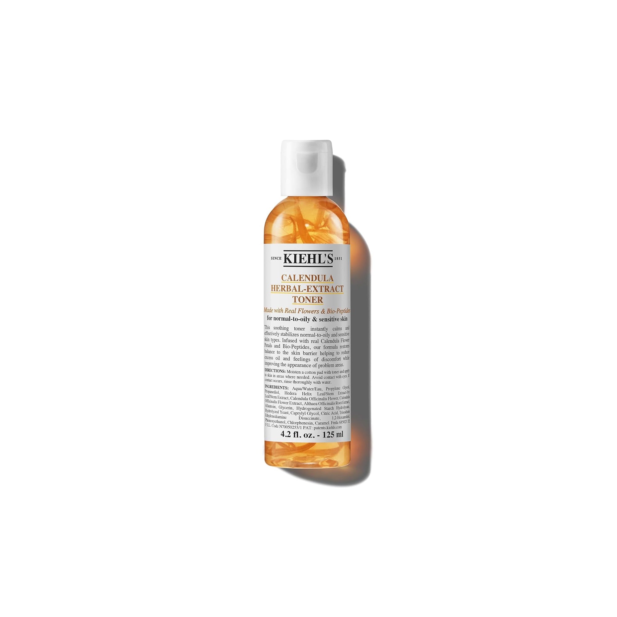 Kiehls Calendula Herbal Alcohol-Free Toner Soothing Toner for Oily Skin