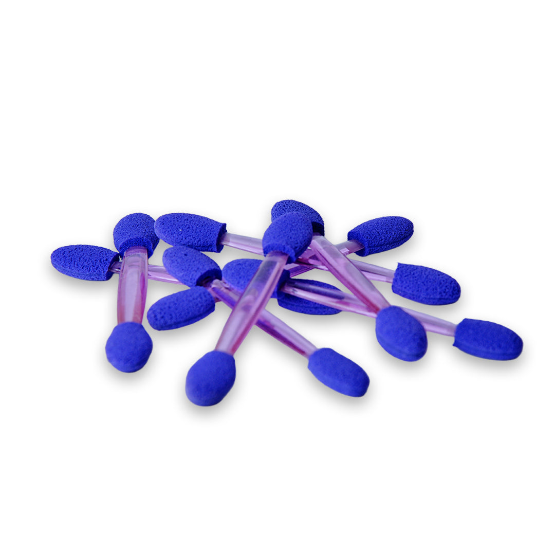 10pcs Eye Shadow Brush Double Sided Beauty Women Makeup Brushes (Purpel)