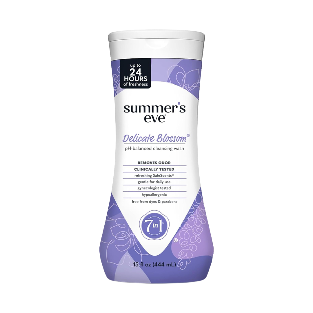 Summers Eve Delicate Blossom Feminine Wash Gentle Cleanser for Sensitive Skin 15oz