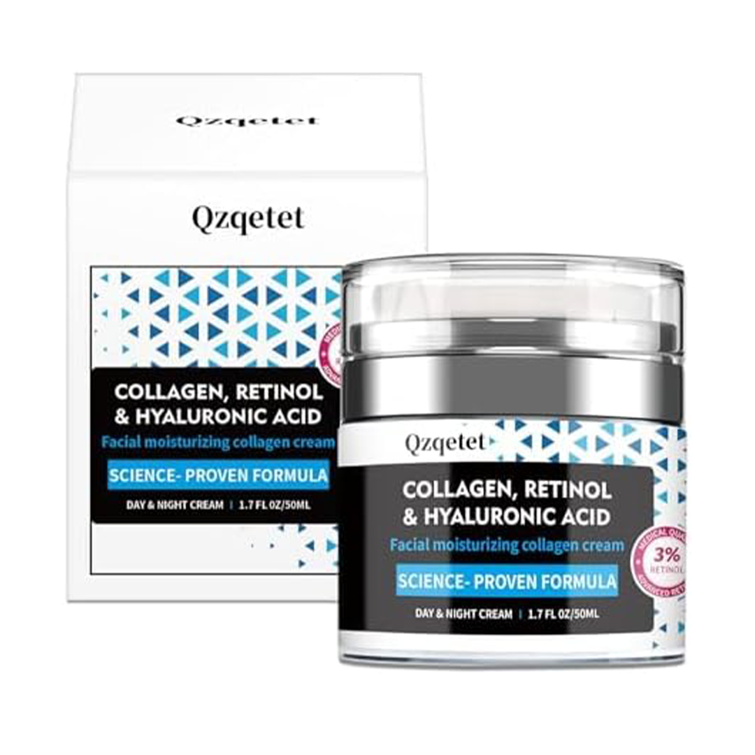 Collagen Retinol Hyaluronic Acid Face Cream ƒ?? Anti-Aging Moisturizer for Face & Neck