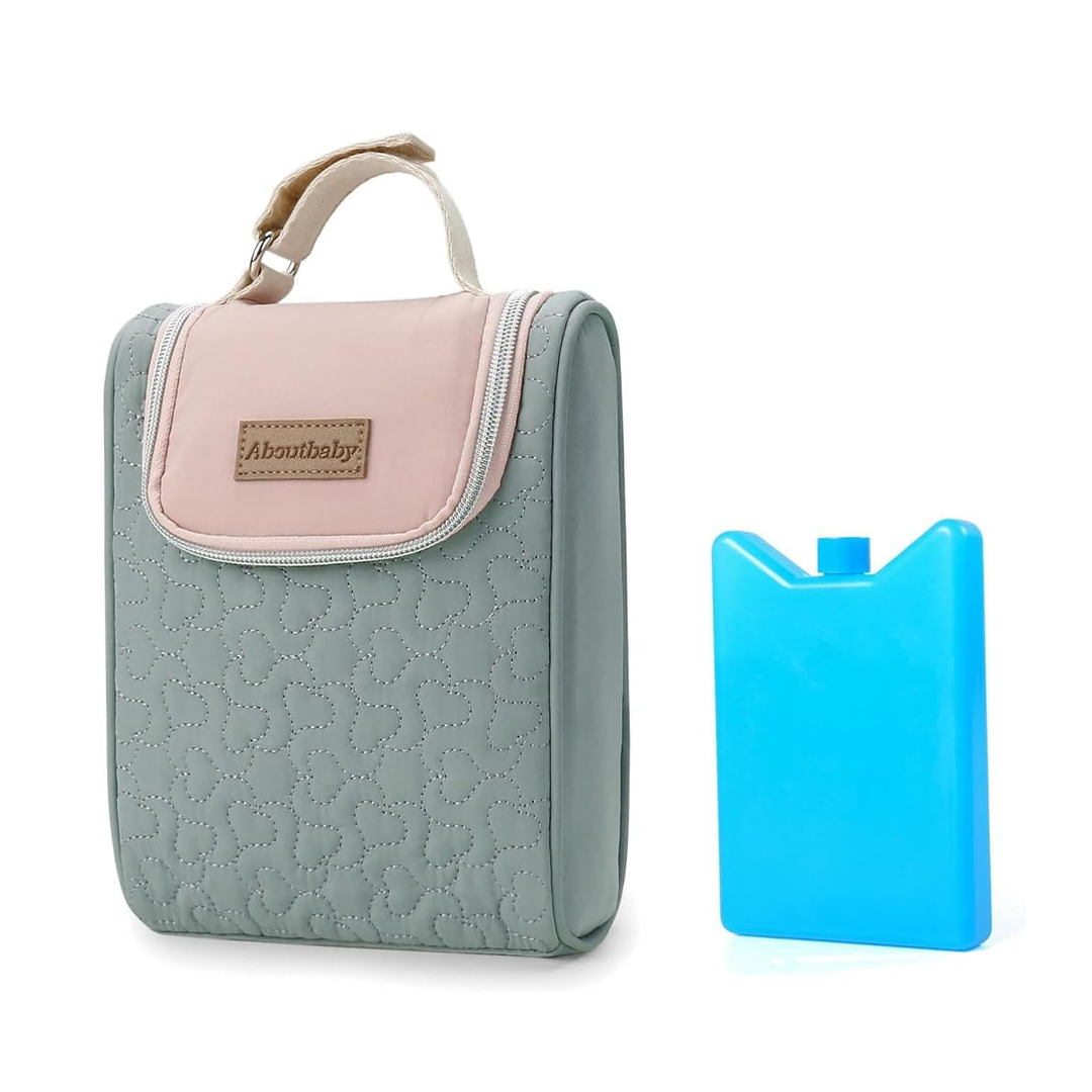 Aboutbaby Baby Bottle Cooler Bag with Adjustable Strap ƒ?? Up to 9 oz (Green)