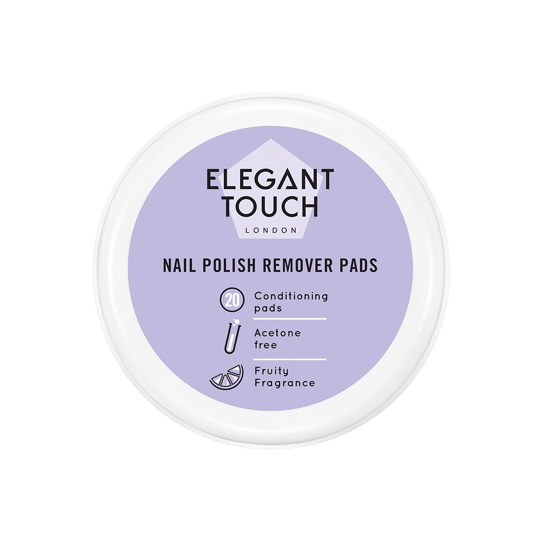 Elegant Touch Nail Polish Remover Pads in Pot The "Dip & Twist" Convenience