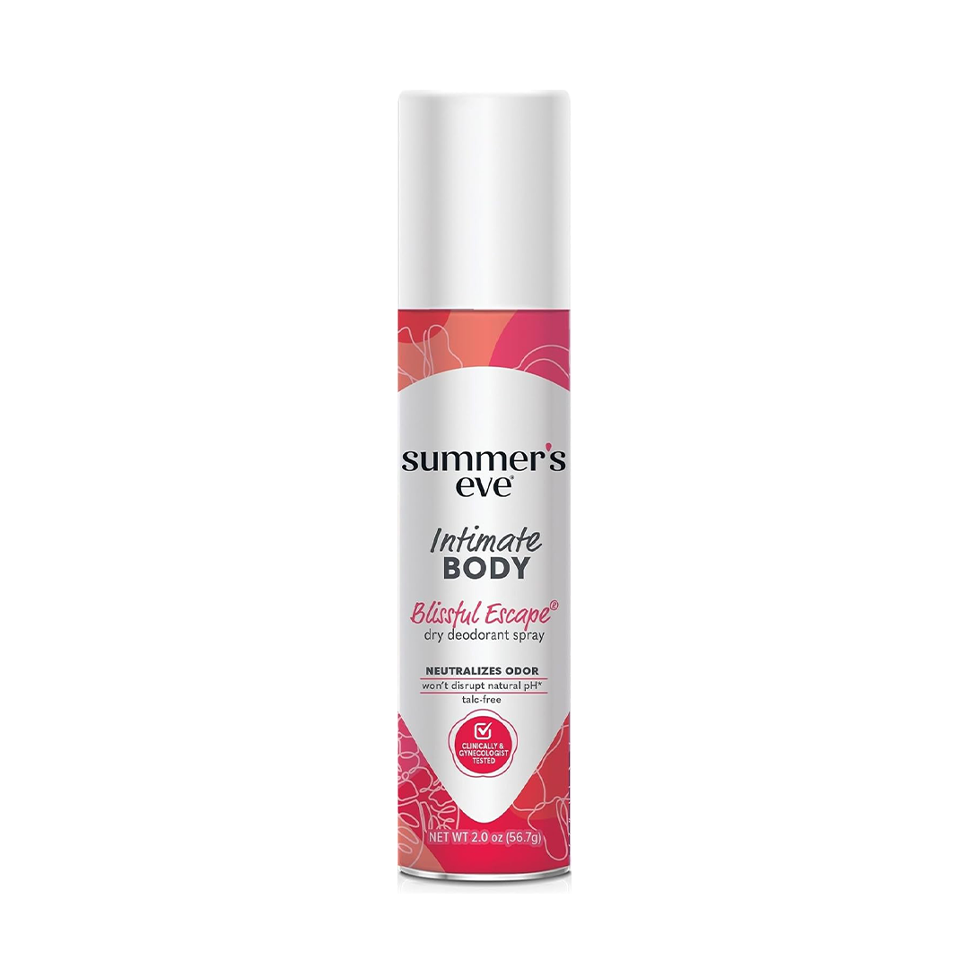 Summers Eve Blissful Escape Spray Feminine Odor Protection & Freshness 2oz
