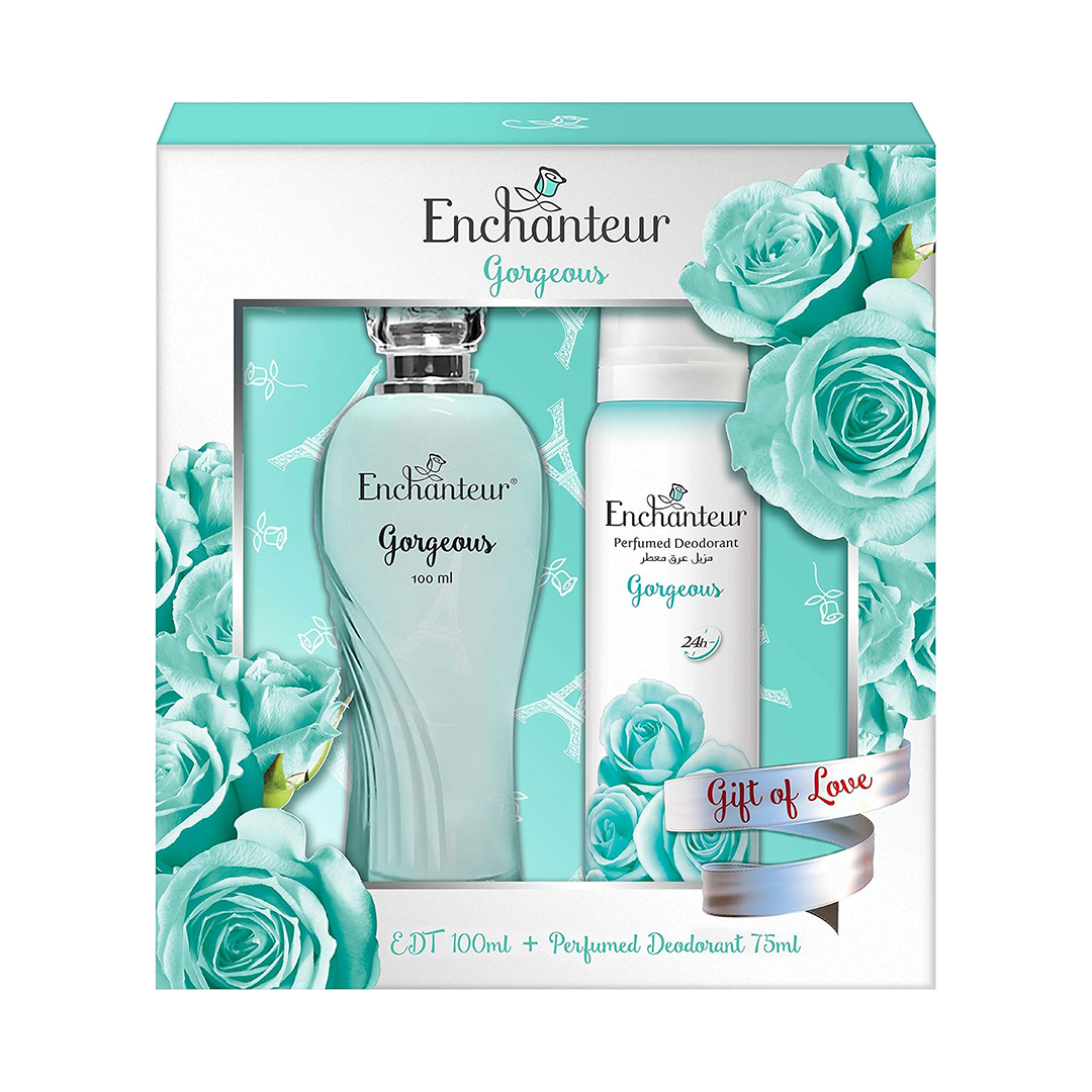 Enchanteur Gorgeous Giftpack (175ml) The "Gift of Love" Fragrance Duo