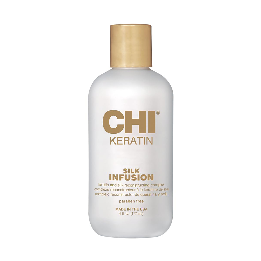CHI Keratin Silk Infusion Hair Serum Hydrating, Restores Shine, 6 oz