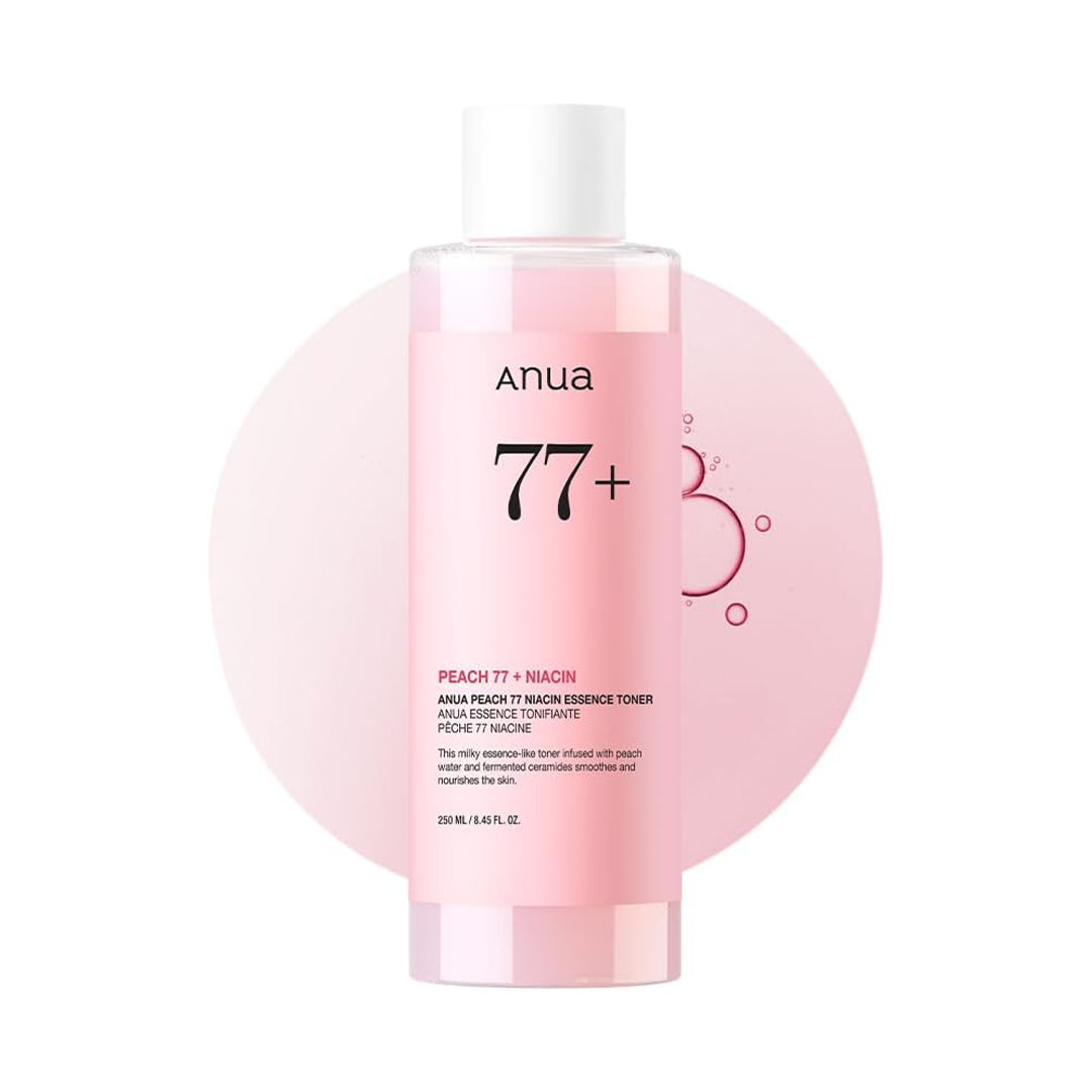 ANUA Peach 77 Niacin Essence Toner Glass Skin Hydration & Brightening 250ml