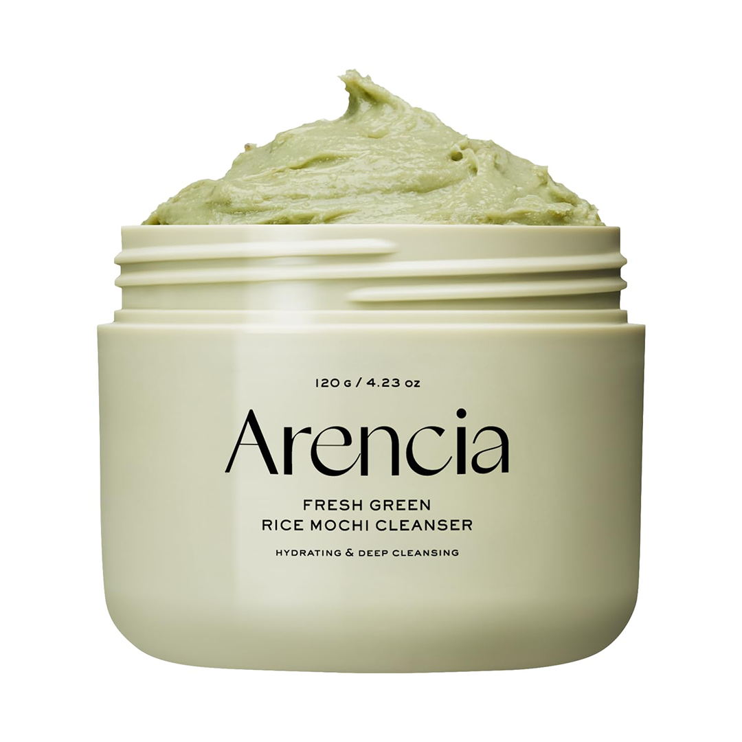 Arencia Korean Rice Mochi Face Cleanser Foaming Cleanser & Gentle Scrub 120g