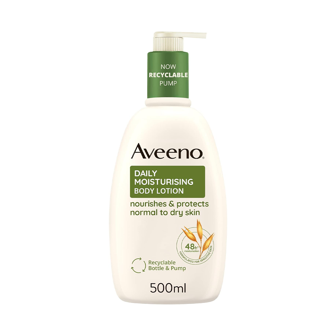 Aveeno Daily Moisturising Body Lotion Soothing Oat Hydration for Sensitive Skin 500ml