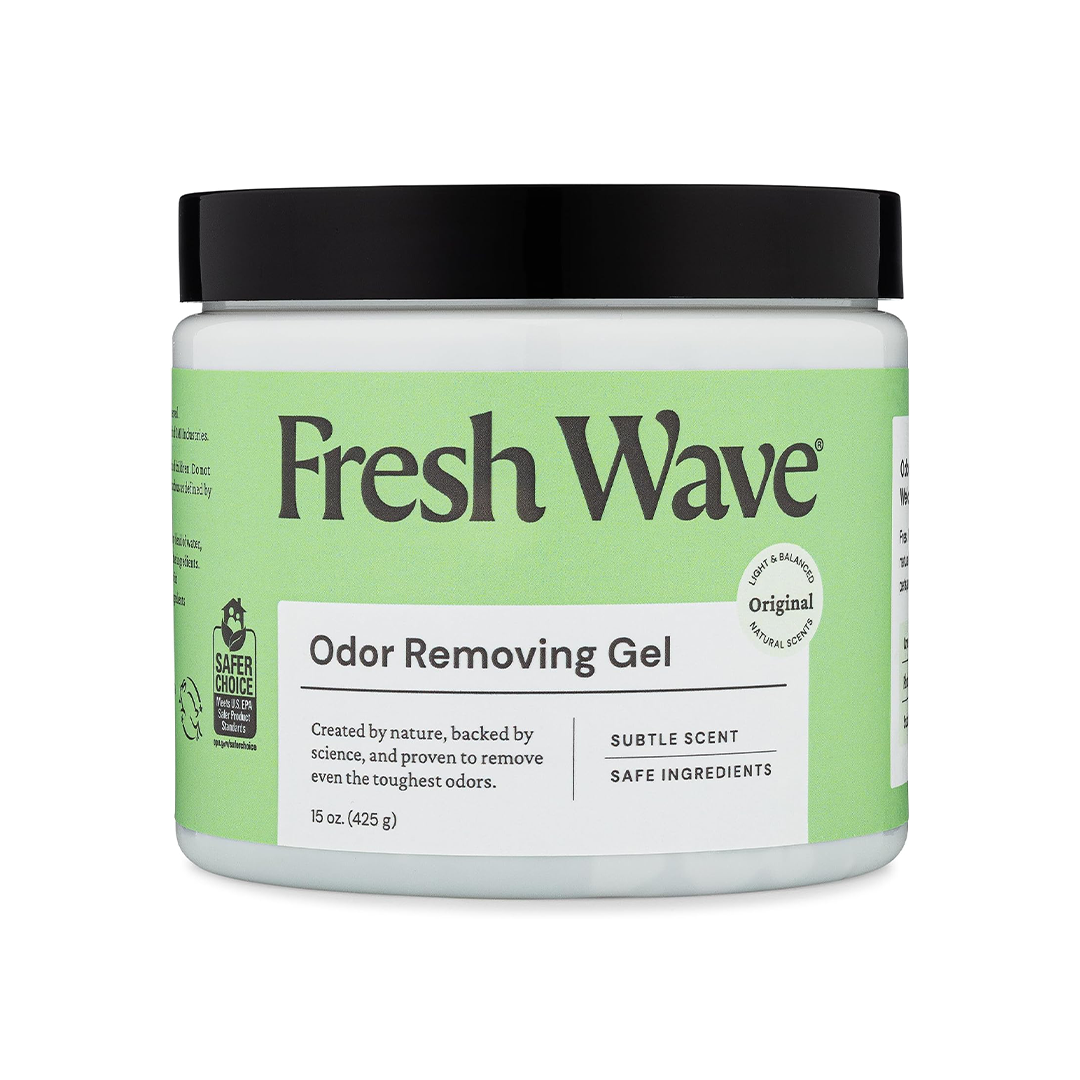 Fresh Wave Odor Removing Gel 15 oz Natural Plant-Based Odor Eliminator for Home | Long-Lasting Odor Absorber (3060 Days)